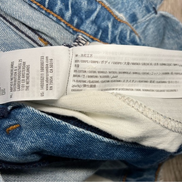 Abercrombie And Fitch The Mom‎ Shorts High Rise Curve Love Size 28/6 - Picture 9 of 9